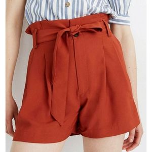 Madewell Drapey Paperbag Shorts